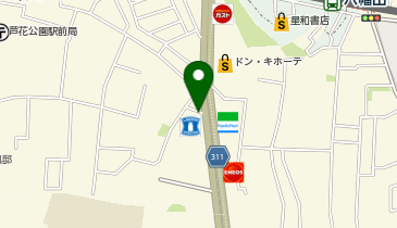 タイムズローソン&スターバックスコーヒ芦花公園店の地図画像