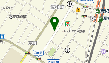 タイムズ彦根駅西口第2の地図画像