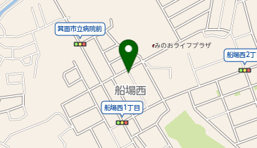 タイムズ箕面船場阪大前駅西の地図画像