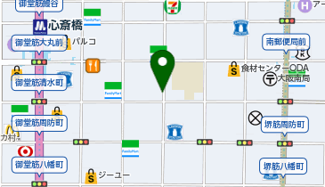 タイムズ東心斎橋1丁目第5の地図画像