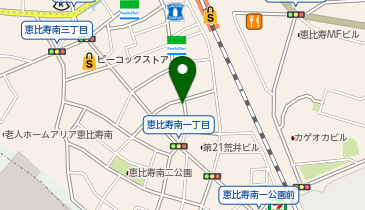 タイムズ恵比寿南1丁目の地図画像
