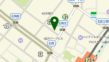 タイムズ金沢駅前バス・普通車駐車場の地図画像