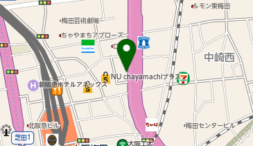 タイムズCHASKA茶屋町の地図画像