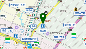 タイムズ銀座外堀通りの地図画像