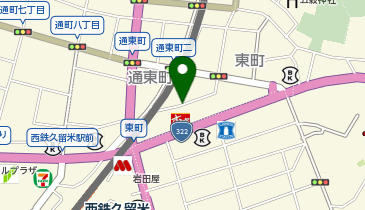 タイムズ福岡西鉄久留米東第2の地図画像