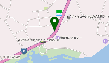 タイムズみちのく伊達政宗歴史館の地図画像