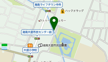 タイムズ湘南大庭市民センターの地図画像