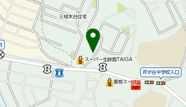 タイムズスーパー生鮮館TAIGA芹が谷店4Fの地図画像
