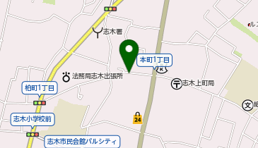 タイムズ志木本町1丁目の地図画像