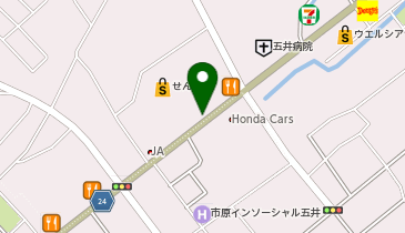 タイムズせんどう五井中央店の地図画像