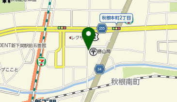 勝山郵便局駐車場の地図画像
