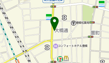 タイムズ豊橋駅前の地図画像