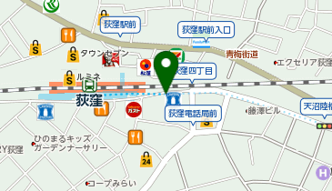 タイムズ荻窪駅南口の地図画像