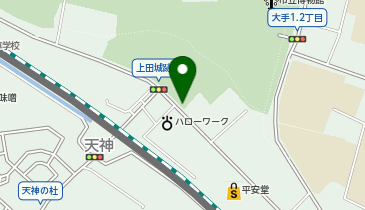 タイムズ上田城跡南駐車場の地図画像
