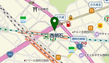 タイムズ西明石駅前第4の地図画像