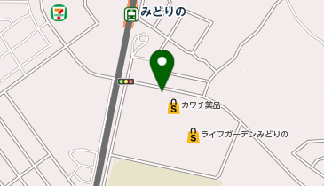 タイムズウイングマルシェみどりのの地図画像