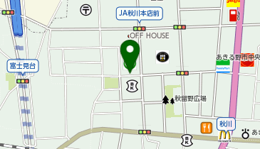 タイムズりそな銀行あきる野支店の地図画像