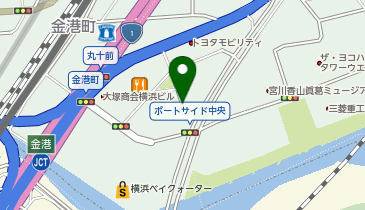 タイムズ横浜市ポートサイド地下駐車場の地図画像