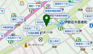 タイムズ横浜市伊勢佐木長者町地下駐車場の地図画像