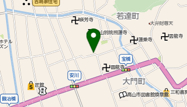 タイムズ高山別院の地図画像