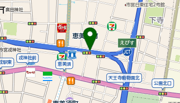 タイムズ恵美須町駅東第1の地図画像
