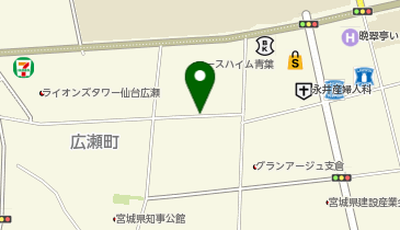 タイムズ仙台広瀬町第2の地図画像