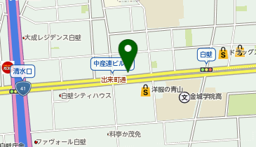 タイムズフランテロゼ白壁の地図画像
