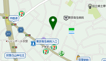 タイムズ天沼3丁目第2の地図画像