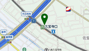 タイムズ1:BAN八尾店の地図画像