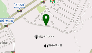 稲城中央公園総合グラウンド北の地図画像