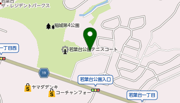 若葉台公園第一の地図画像