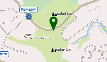 若葉台公園第二の地図画像