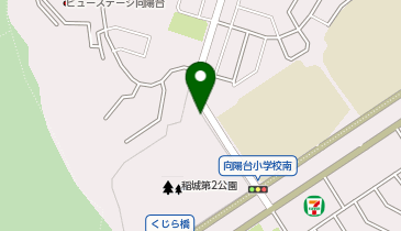 稲城中央公園野球場の地図画像