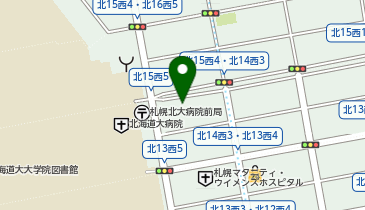 タイムズ北14西4の地図画像