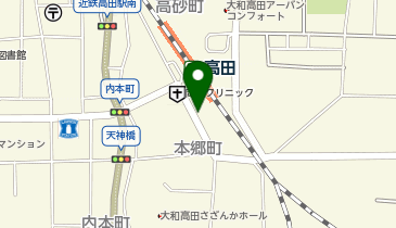 JR高田駅西側駐車場の地図画像