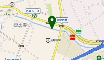 タイムズ都立広尾病院第2駐車場の地図画像