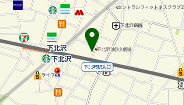 タイムズ本多劇場の地図画像