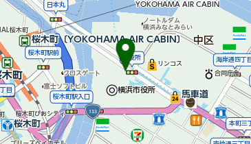 タイムズ横浜市役所駐車場の地図画像