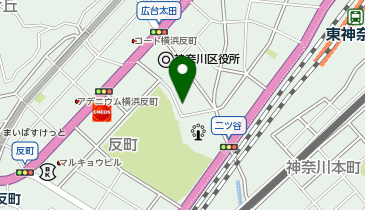 タイムズ神奈川区総合庁舎駐車場の地図画像