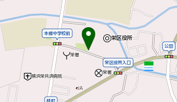 タイムズ栄区庁舎駐車場の地図画像