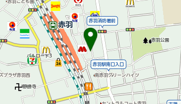 タイムズ赤羽南1丁目の地図画像