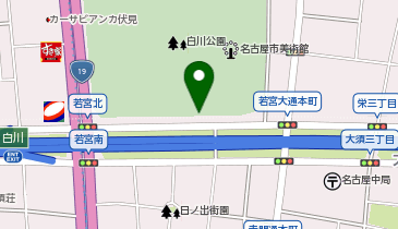 タイムズ白川公園の地図画像