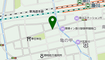 タイムズ掛川駅南口第6の地図画像