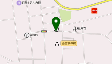 タイムズ秋田銀行角館支店の地図画像