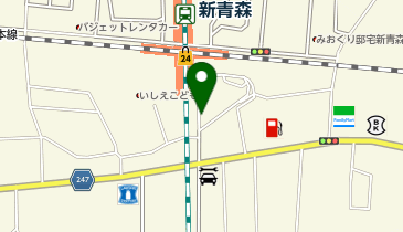 新青森駅南口駐車場の地図画像