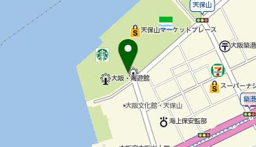 天保山駐車場(西)の地図画像