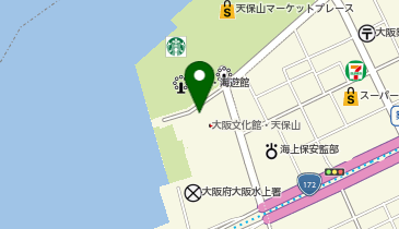 天保山第二駐車場の地図画像