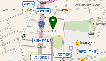 タイムズ新梅田シティ第19の地図画像