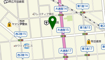 タイムズ帯広大通南15の地図画像