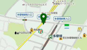 タイムズアパガーデンパレス多摩境の地図画像
